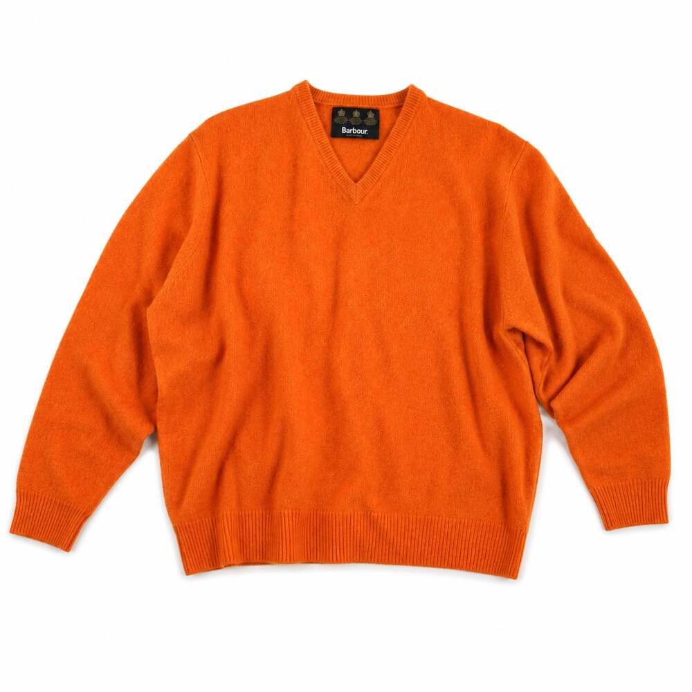 Barbour D3327 Lambswool Sports Vee V-Neck Sweater